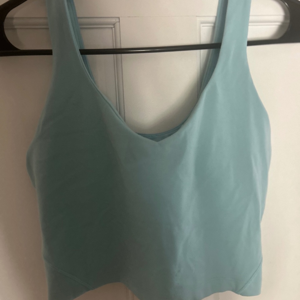 Light blue lululemon align tank top